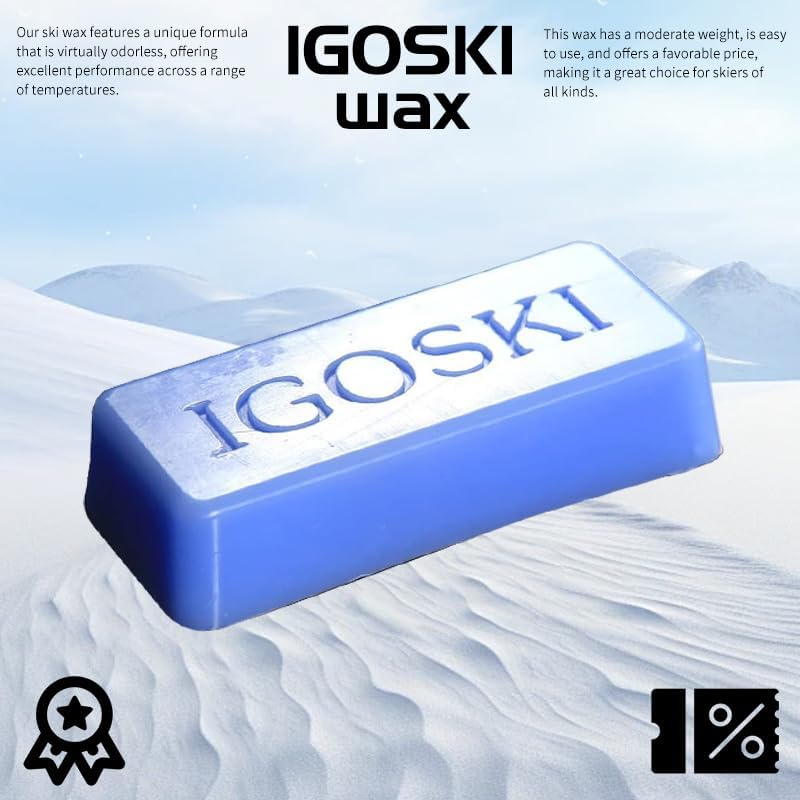 IGOSKI Ski Wax for Snowboard 180g – Universal Glide Wax for Optimal Performance in Any Condition - Image 3